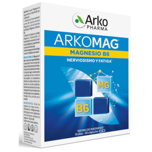 Arkopharma Magnesio 30 cápsulas