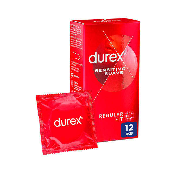 Durex Sensitivo Suave Preservativos 12 u