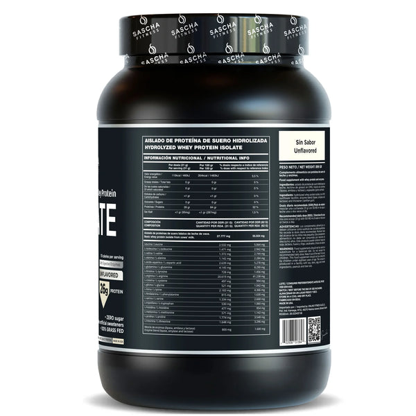 Sascha Fitness Proteina Isolate