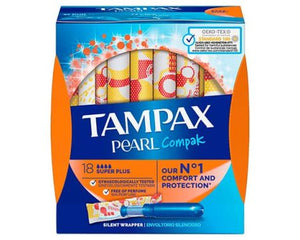 Tampax Compak Pearl Super Plus con Aplicador