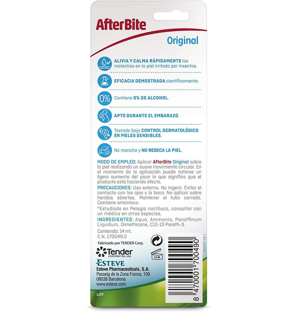 Blíster de AfterBite Original 14 ml