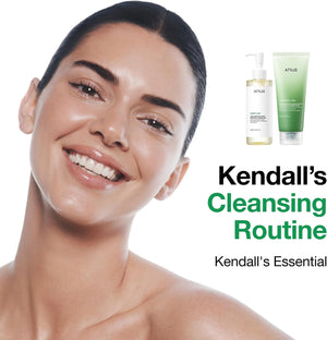 Rutina de doble limpieza de ANUA: aceite Heartleaf Pore Control y espuma Heartleaf Quercetinol