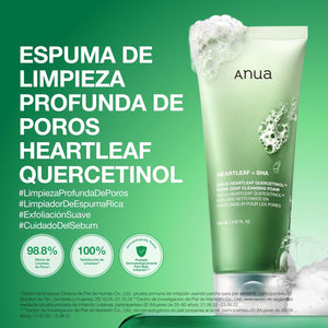 ANUA Heartleaf Quercetinol Pore Deep Cleansing Foam 150 ml