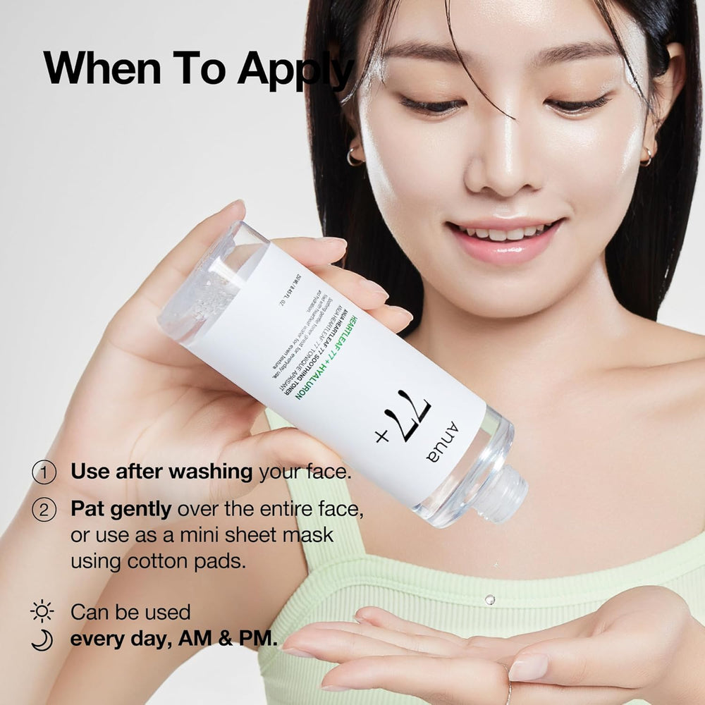 Tónico ANUA Heartleaf 77 + Hyaluron de 250 ml