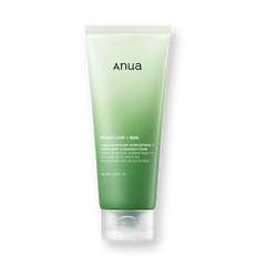 Espuma limpiadora Heartleaf Quercetinol 150 ml de ANUA, tubo verde