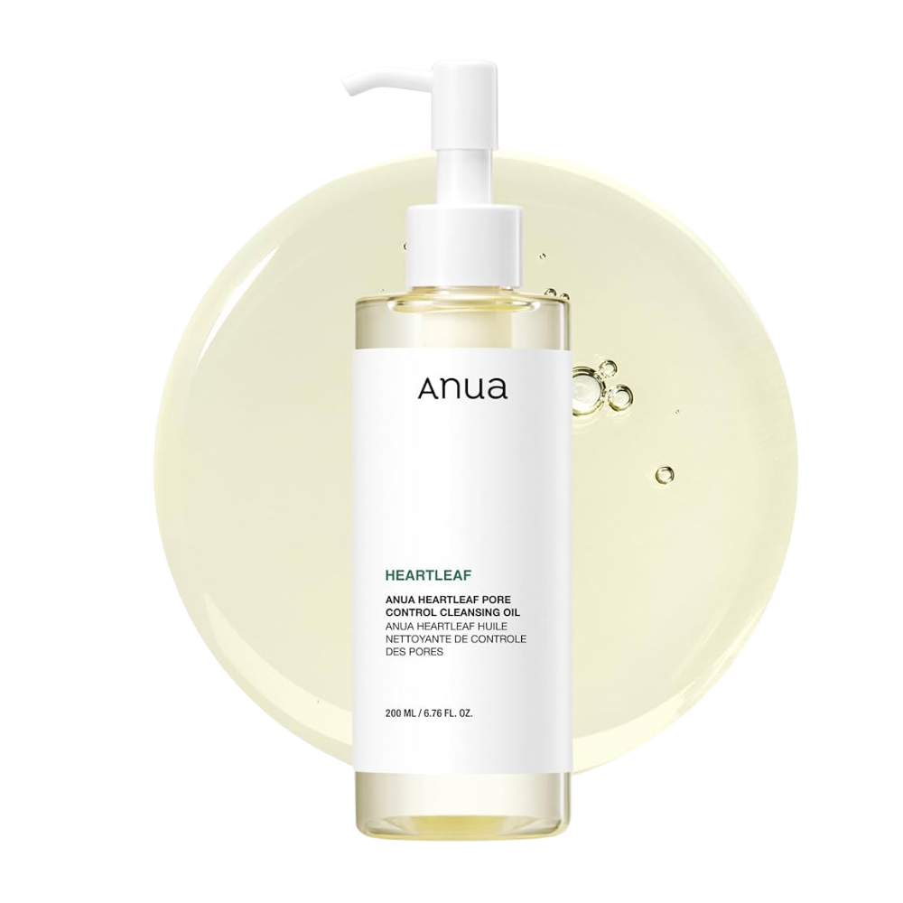 Limpiador en aceite ANUA Heartleaf Pore Control de 200 ml con dosificador