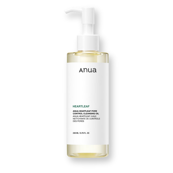 Limpiador en aceite ANUA Heartleaf Pore Control de 200 ml con dosificador