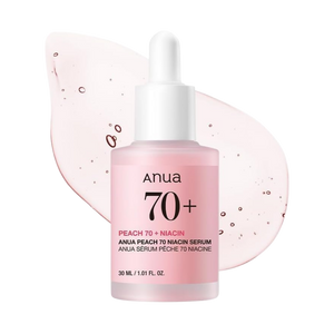 Sérum Peach 70 Niacin de ANUA, frasco con cuentagotas de 30 ml