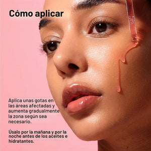 Aplicación del sérum ANUA Niacinamide 10 + TXA 4 con cuentagotas