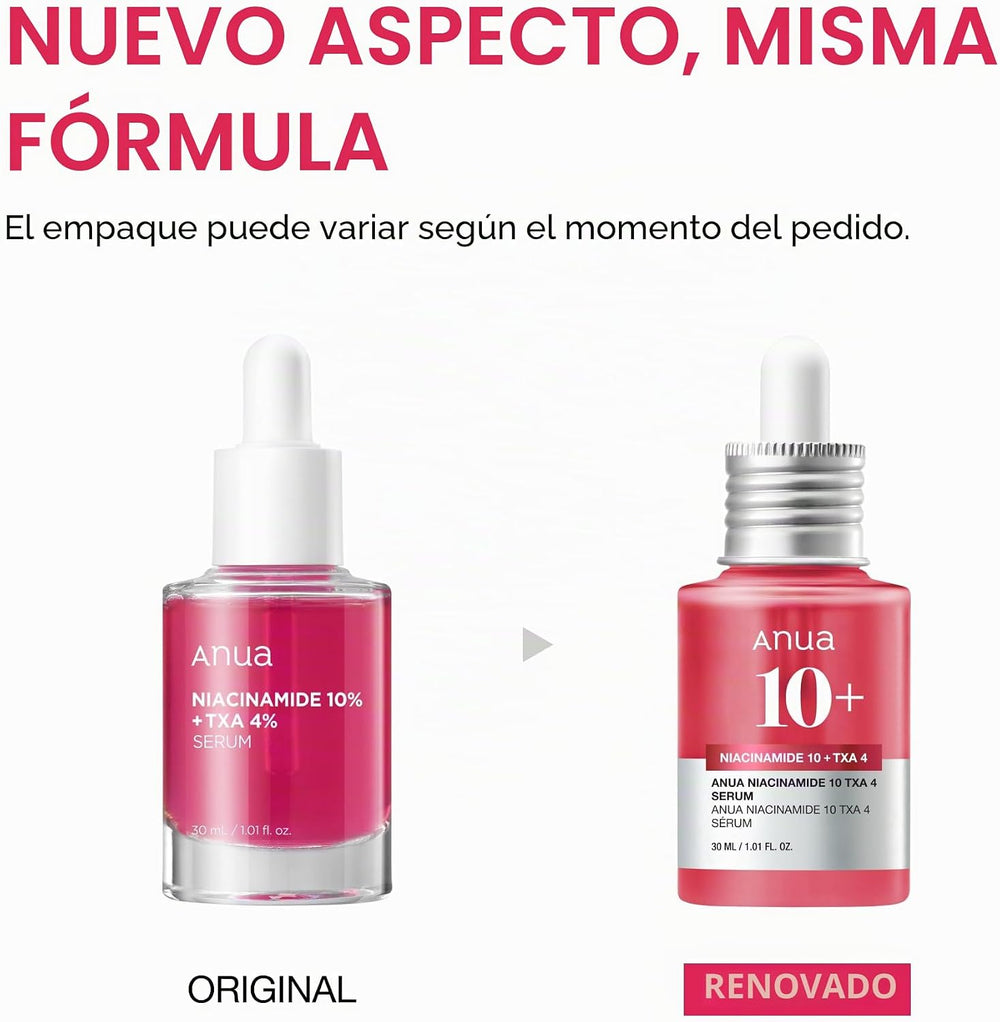 Sérum antimanchas con Niacinamida 10+ TXA 4 30ml - ANUA