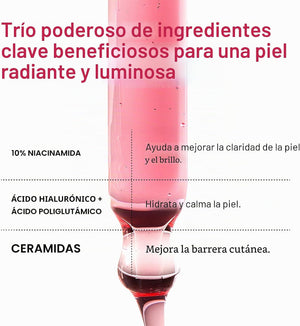 Ingredientes clave del sérum ANUA Niacinamide 10 + TXA 4