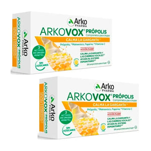 Arkovox Propolis + Vitamina C 20 Comprimidos Sabor Miel y Limon