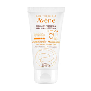 Avene Crema Mineral Muy Alta Proteccion SPF 50+ 1 Envase 50 Ml