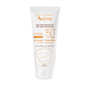 Tubo de Avène Leche Mineral SPF 50+ 100 ml