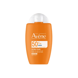 Frasco de Avène Ultra Fluido Invisible SPF 50, 50 ml