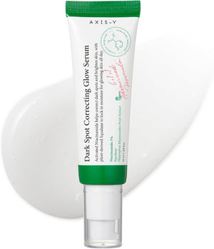 Tubo del sérum AXIS-Y Dark Spot Correcting Glow Serum 50 ml visto de frente