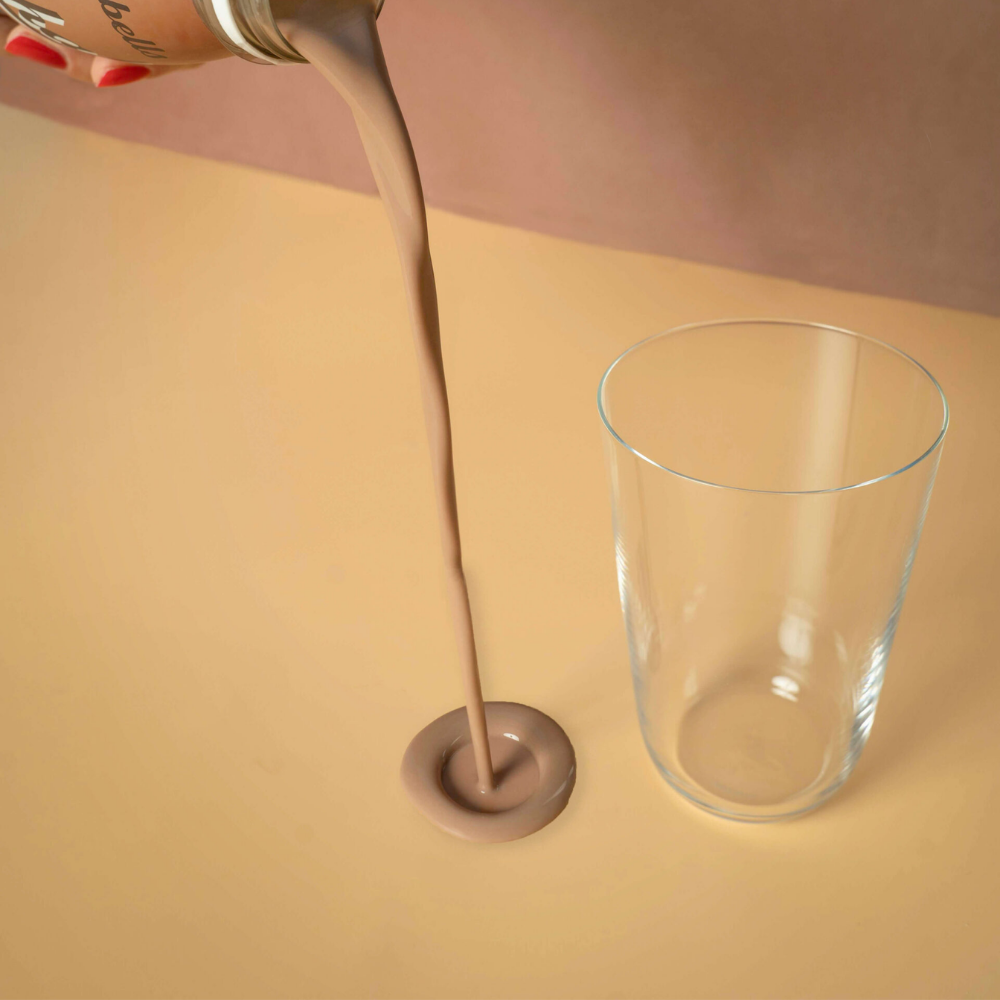 Envase de el batido proteico chocolate de Barebells