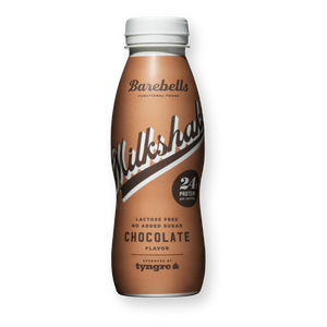 Envase de el batido proteico chocolate de Barebells