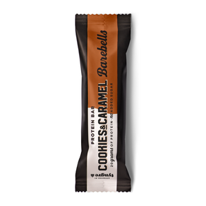 Envase de la barrita proteico cookies & caramel de Barebells