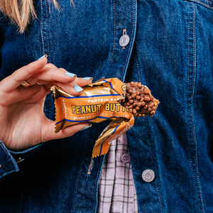La barrita proteico peanut butter de barebells en su entorno de consumo
