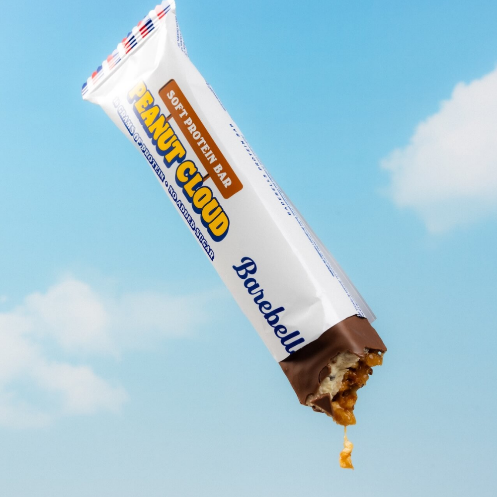 Envase de la barrita proteico peanut cloud de Barebells