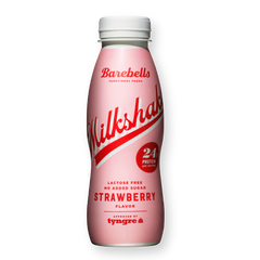 Envase de el batido proteico fresa de Barebells