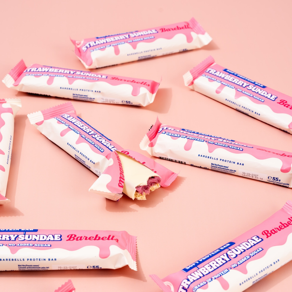 La barrita proteico strawberry sundae de barebells en su entorno de consumo