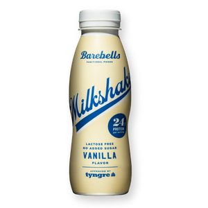 Envase de el batido proteico vainilla de Barebells