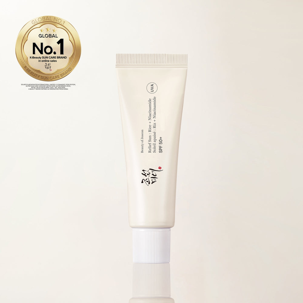 Protector solar Relief Sun Rice SPF50+ de Beauty of Joseon, tubo de 50 ml