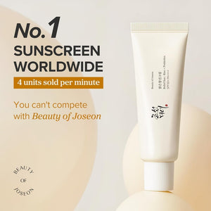 Protector solar Relief Sun Rice SPF50+ de Beauty of Joseon, tubo de 50 ml