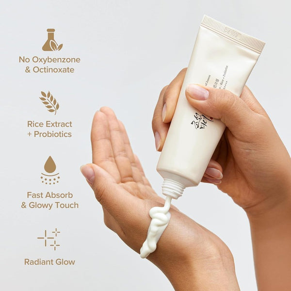Protector solar Relief Sun Rice SPF50+ de Beauty of Joseon, tubo de 50 ml
