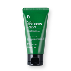 Crema hidratante Benton Aloe Hyaluron Cream, tubo verde de 50 g