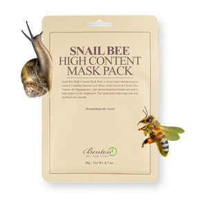 Mascarilla facial Snail Bee High Content de Benton, sobre de 20 g