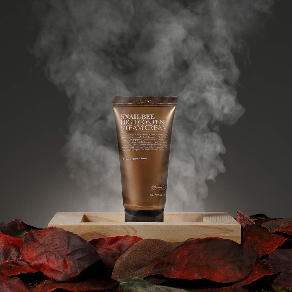 Crema facial Benton Snail Bee High Content Steam Cream, tubo de 50 g