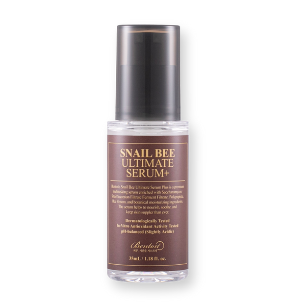 Sérum Benton Snail Bee Ultimate Serum+, frasco con dosificador de 35 ml