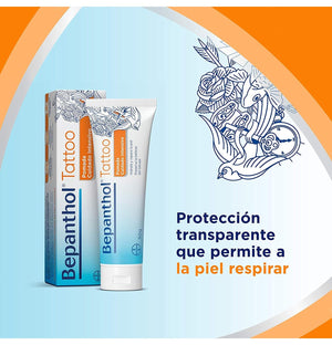 Bepanthol Tattoo Pomada 30 g: protección transparente que permite a la piel respirar