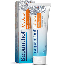 Bepanthol Tattoo Pomada Cuidado Intensivo, tubo y caja de 30 g