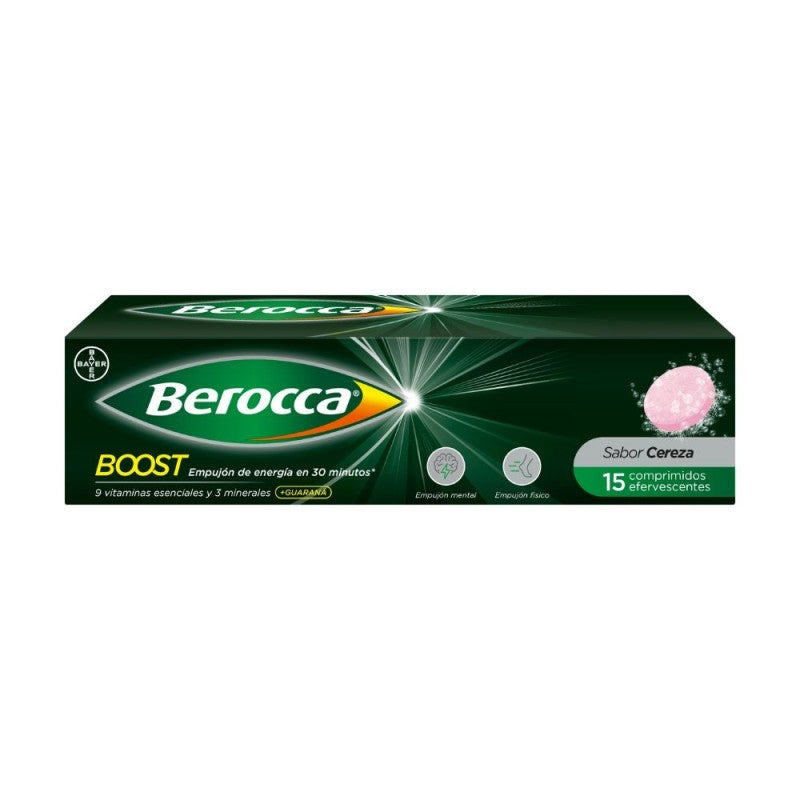 BEROCCA BOOST 15 COMPRIMIDOS EFERVESCENTES