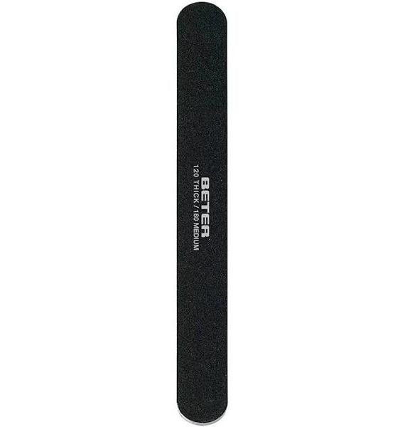 Lima de uñas de fibra de vidrio Beter larga de 17,5 cm