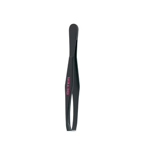 Beter Pinza de Depilar Punta Recta Negro 7,5 cm