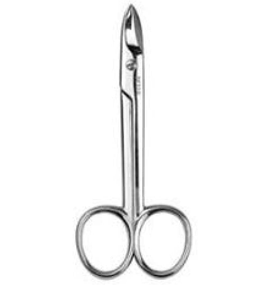 Tijera de pedicura profesional Beter de 10,5 cm en acero cromado