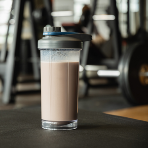 Batido de proteína de Sascha Fitness preparado