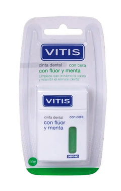 Vitis Cinta Dental con Fluor y Menta 50 M