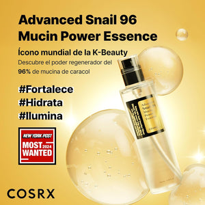 COSRX Advanced Snail 96 Mucin Power Essence, con 96 % de mucina de caracol