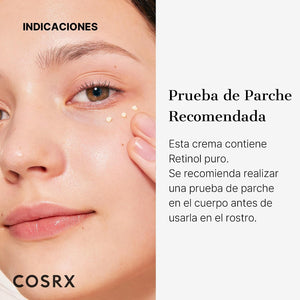 Crema The Retinol 0.1 de COSRX, tubo de 20 ml
