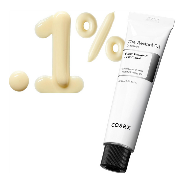 Crema The Retinol 0.1 de COSRX, tubo de 20 ml
