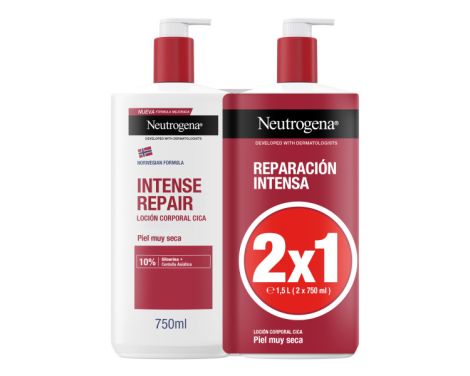 Neutrogena CICA Reparación Intensa Loción 2x750 ml