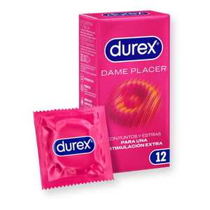 Preservativos Dame Placer Puntos y Estrías 12u
