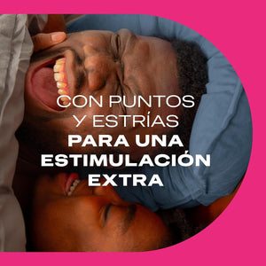 Preservativos Dame Placer Puntos y Estrías 12u · pareja
