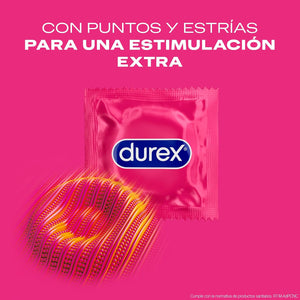 Preservativos Dame Placer Puntos y Estrías 12u · textura